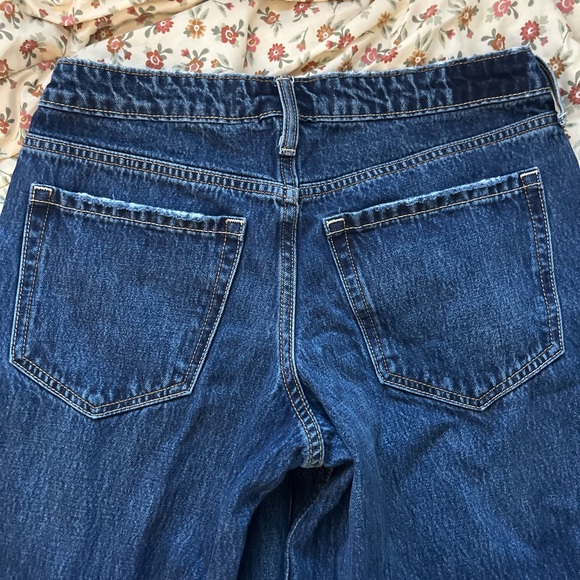 Y2K Baggy dark wash Hollister jeans size 2 regular length - Picture 6 of 9